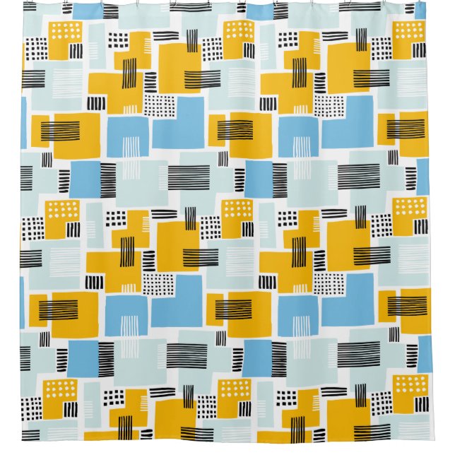 Abstract Pattern 280817 - Colors 01 Shower Curtain (Front)