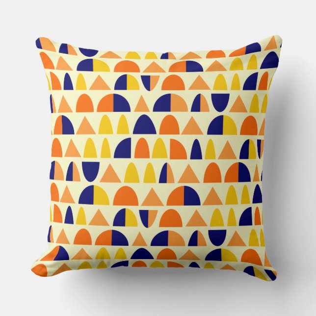 Abstract Pattern 290721 - Colors 01 Throw Pillow (Front)