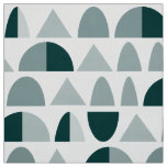 Abstract Pattern 290721 - Monochromatic Green Fabric