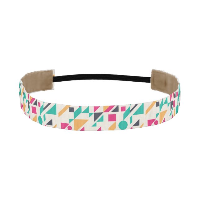 Abstract pattern 3 athletic headband (Front)