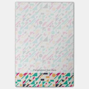 Abstract pattern 3 post-it notes