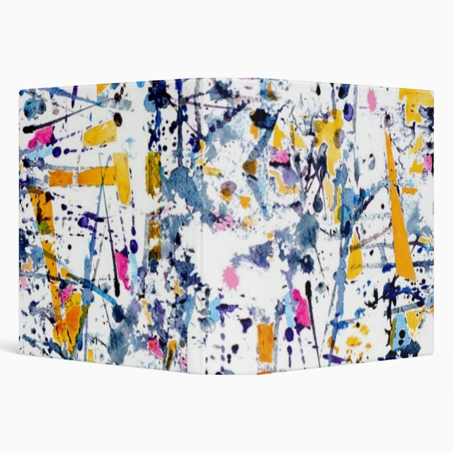 Abstract pattern 3 ring binder (Background)