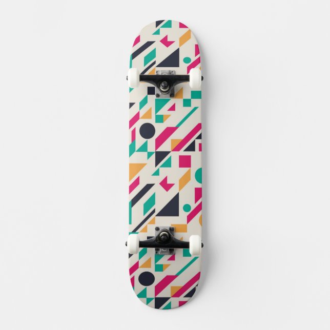 Abstract pattern 3 skateboard deck (Front)