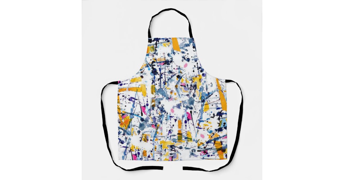 Abstract pattern apron | Zazzle