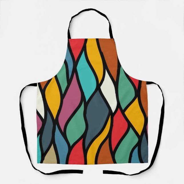 Abstract pattern apron (Front)