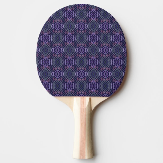 Abstract Pattern Art Of Watercolor Brushstrokes Ping Pong Paddle (Front)