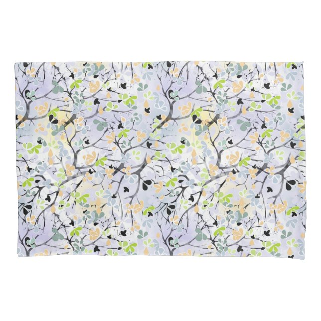 Abstract pattern  , autumn pattern pillow case (Front)