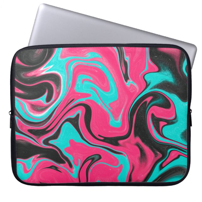 Abstract pattern background with gradient texturea laptop sleeve (Front)