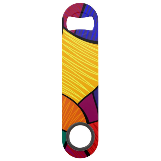 Abstract pattern bar key (Front)