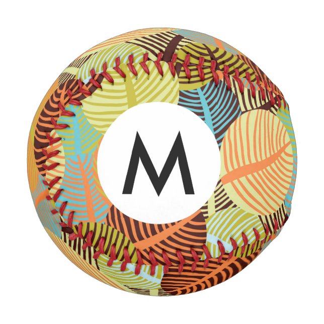 Abstract pattern baseball (Front Left)