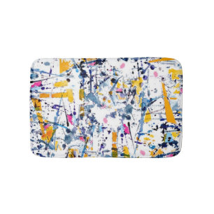 Abstract pattern bath mat