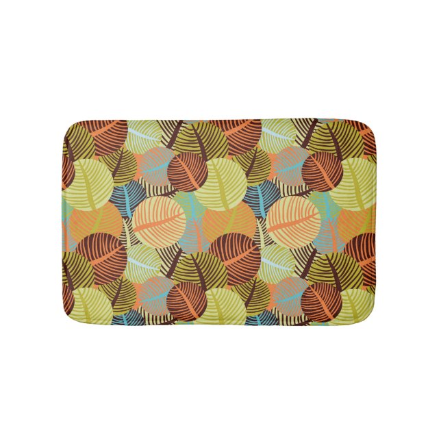 Abstract pattern bathroom mat (Front)