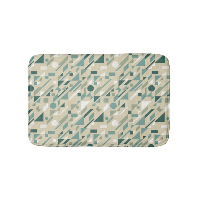 Abstract pattern bathroom mat (Front)