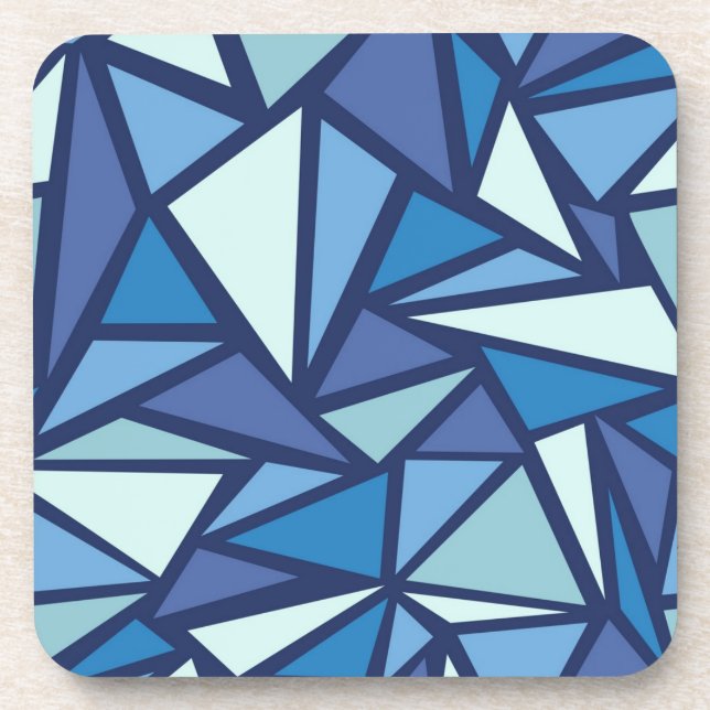 Abstract pattern beverage coaster (Front)
