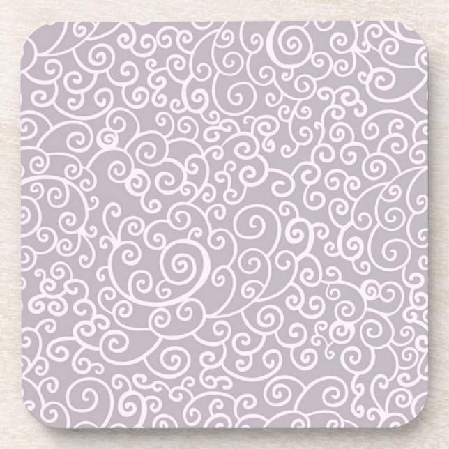 Abstract pattern beverage coaster (Front)