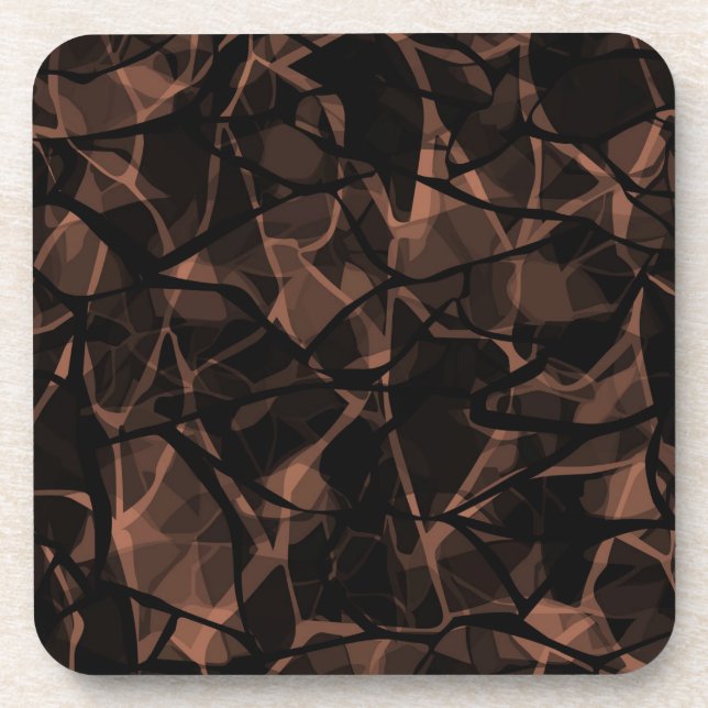 Abstract pattern beverage coaster (Front)