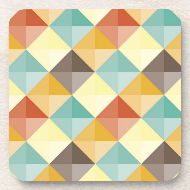 Abstract pattern beverage coaster (Front)