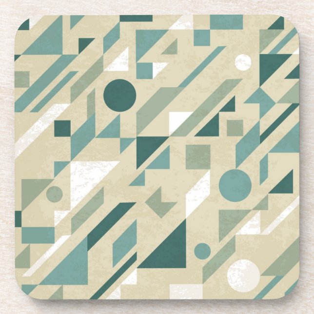 Abstract pattern beverage coaster (Front)