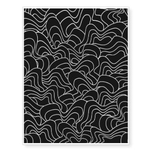 Abstract pattern - black and white. temporary tattoos