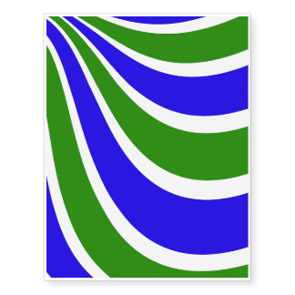 Abstract pattern - blue and green. temporary tattoos