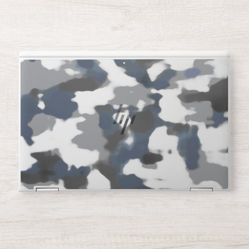 Abstract Pattern Blue  Grey HP Laptop Skin