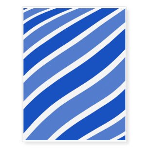 Abstract pattern - blue temporary tattoos