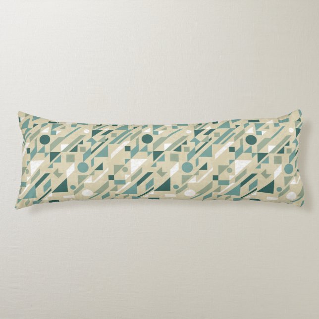 Abstract pattern body pillow (Front)