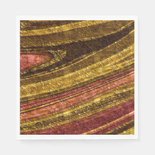 Abstract pattern ,brown and yellow , texture , red napkins