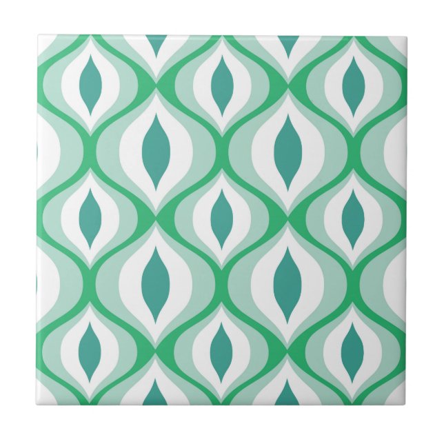 Abstract Pattern Ceramic Tile (Front)