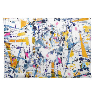 Abstract pattern cloth placemat