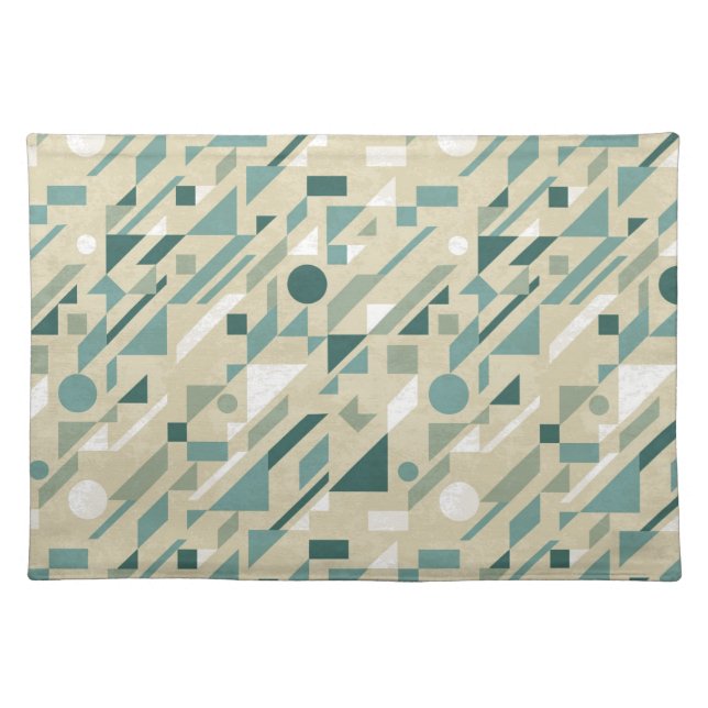 Abstract pattern cloth placemat (Front)