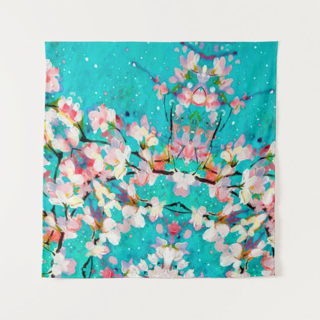 Abstract pattern colorful background tapestry (Front)