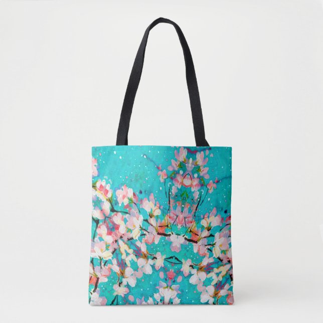 Abstract pattern colorful background tote bag (Front)
