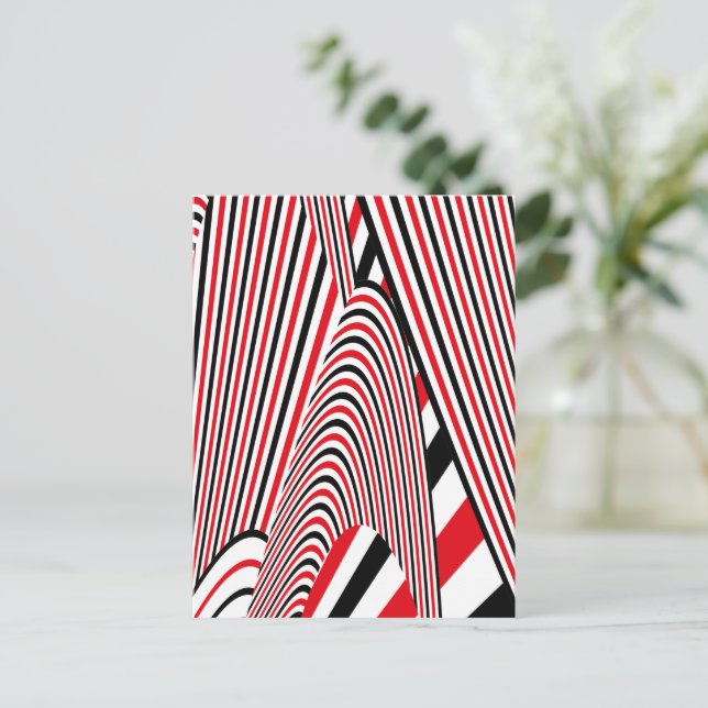 Abstract Pattern Creation 2 Holiday Postcard (Standing Front)