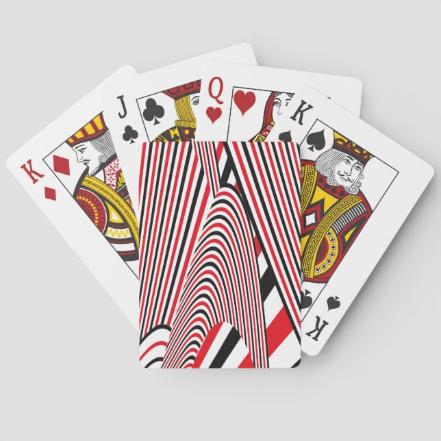 Abstract Pattern Creation 2 Poker Cards (Back)