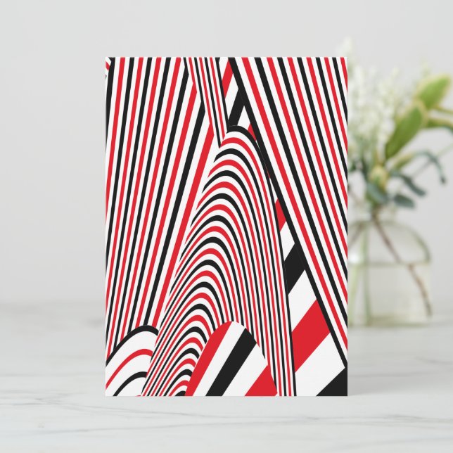 Abstract Pattern Creation 2 Thank You Card (Standing Front)