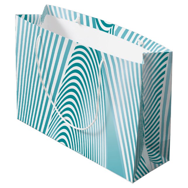Abstract Pattern Creation 4 Large Gift Bag (Back Angled)