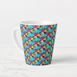 Abstract pattern design 1208 - Latte Mug