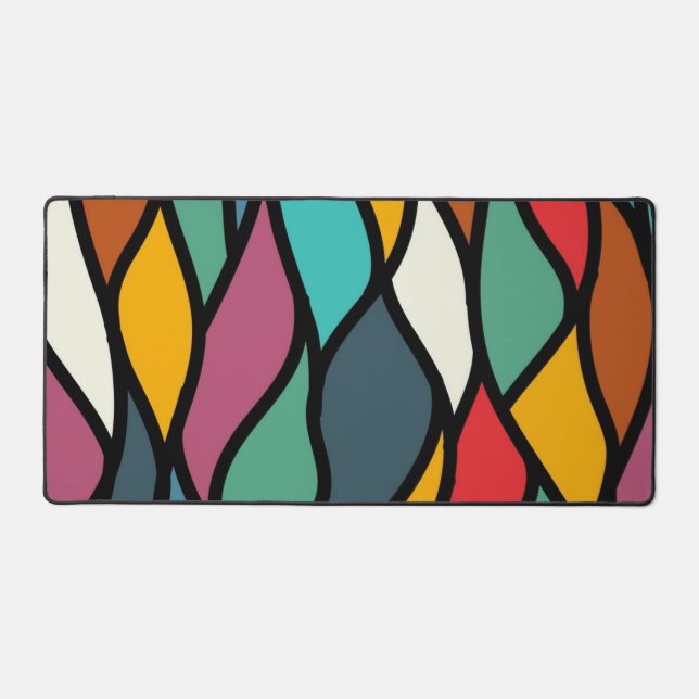 Abstract pattern desk mat (Front)