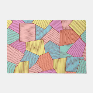 Abstract pattern doormat