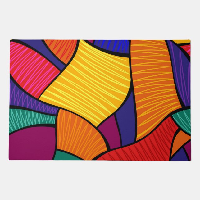 Abstract pattern doormat (Front)