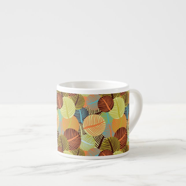 Abstract pattern espresso cup (Front Right)