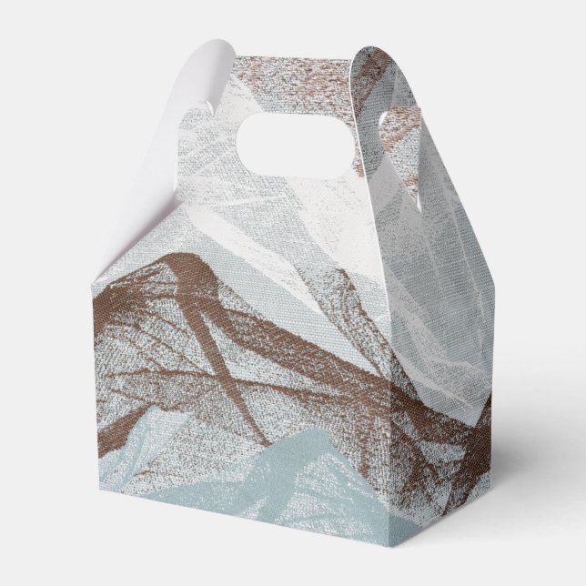 Abstract pattern favor boxes (Front Side)