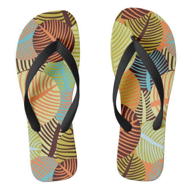 Abstract pattern flip flops (Footbed)