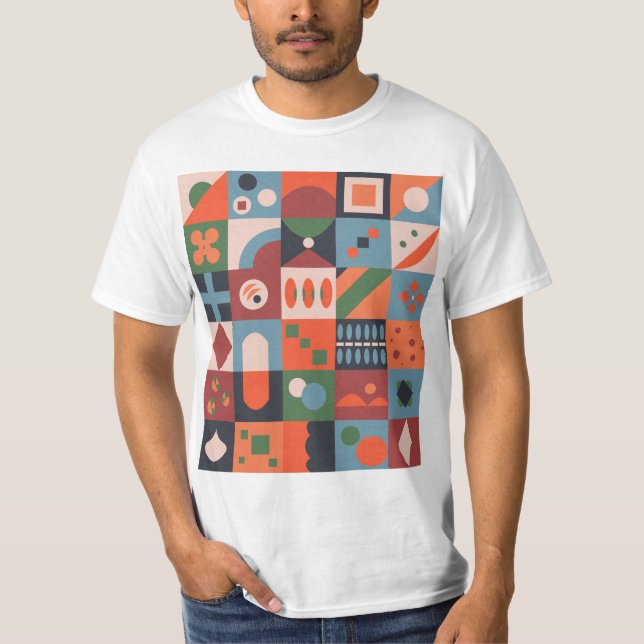 Abstract Pattern, Geomatric pattern T-Shirt (Front)