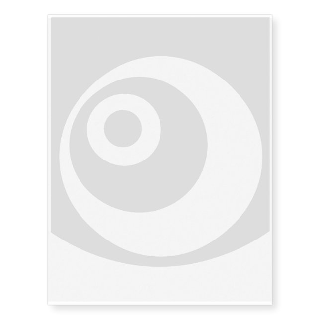 Abstract  pattern - gray and white. temporary tattoos (Front)