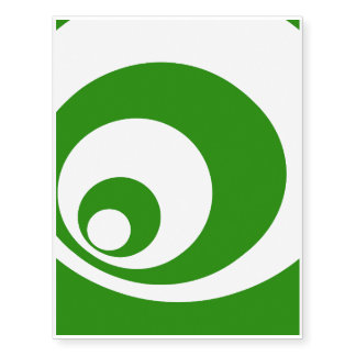 Abstract   pattern - green and white. temporary tattoos