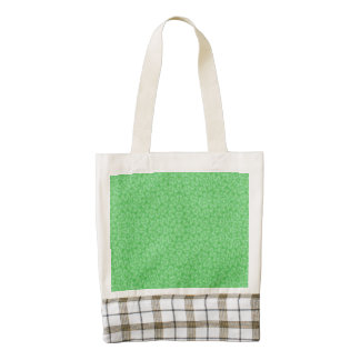 Abstract Pattern green Zazzle HEART Tote Bag