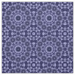Abstract pattern in Blue and White - Fabric
