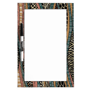 Abstract pattern in ethnic style Dry-Erase board